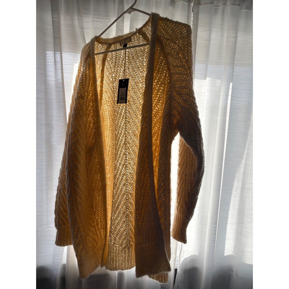 Universal Thread Yellow Open-Front Cardigan